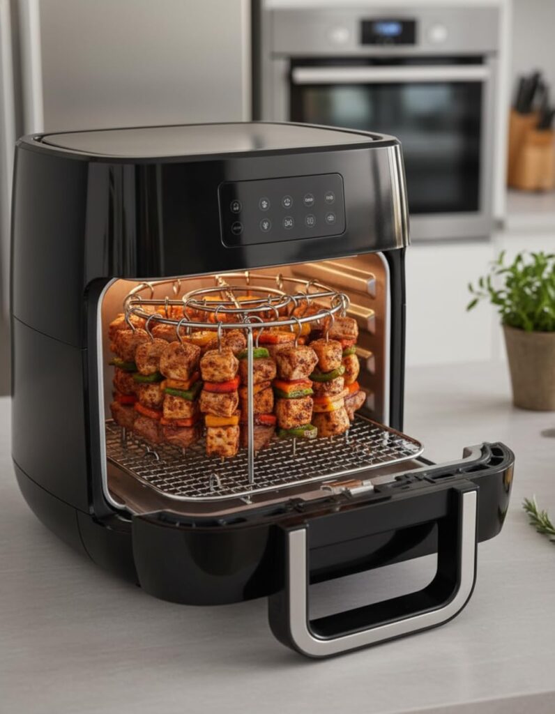 Air Fryer Grill Accessories Kit with 24 Skewers 