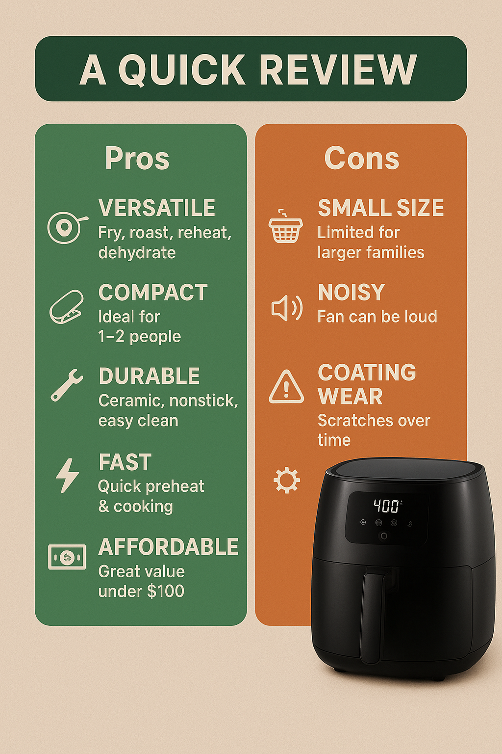 Ninja AF101 Air Fryer Pros & Cons (Real 2025 Review)