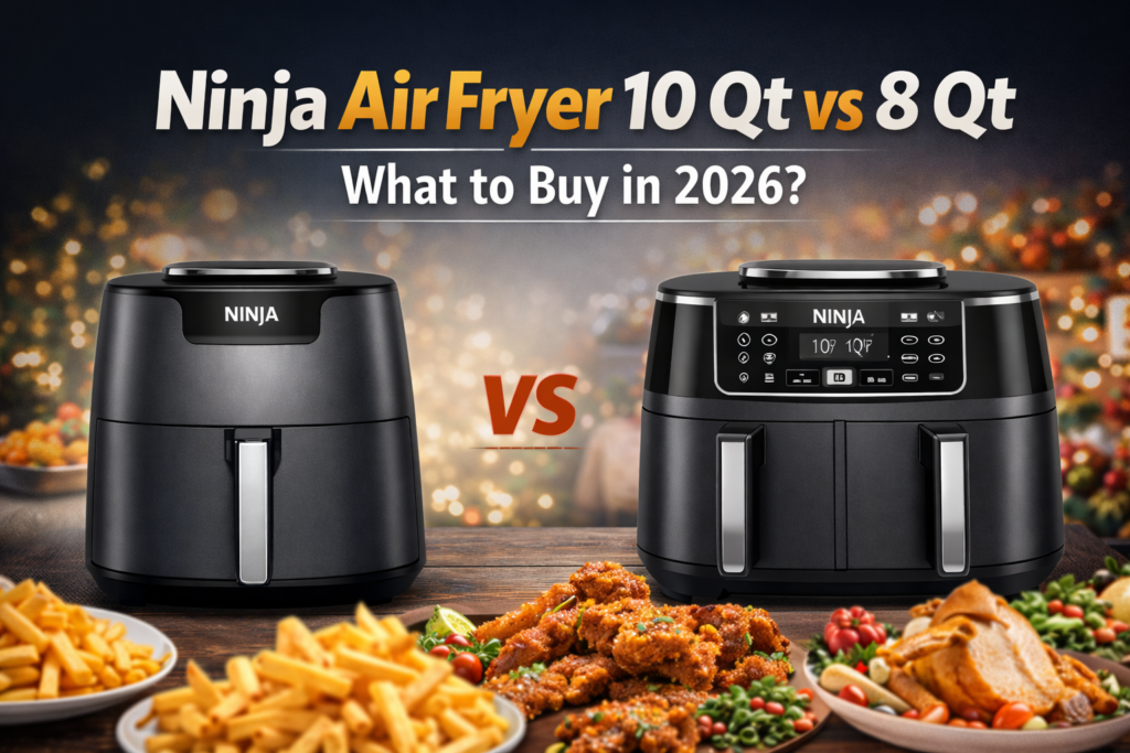 Ninja Air Fryer 10 Qt vs 8 Q