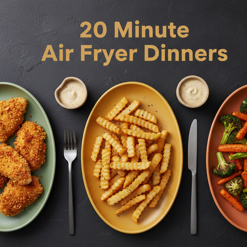 20 Minute Air Fryer Dinners