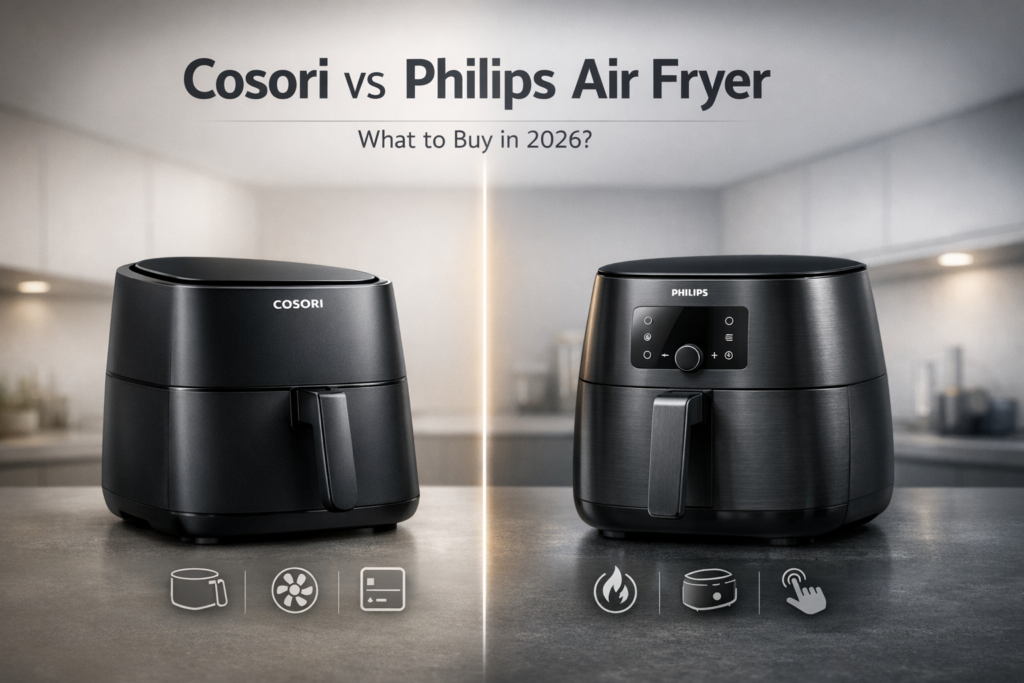 Cosori vs Philips Air Fryer : What to Buy in 2026