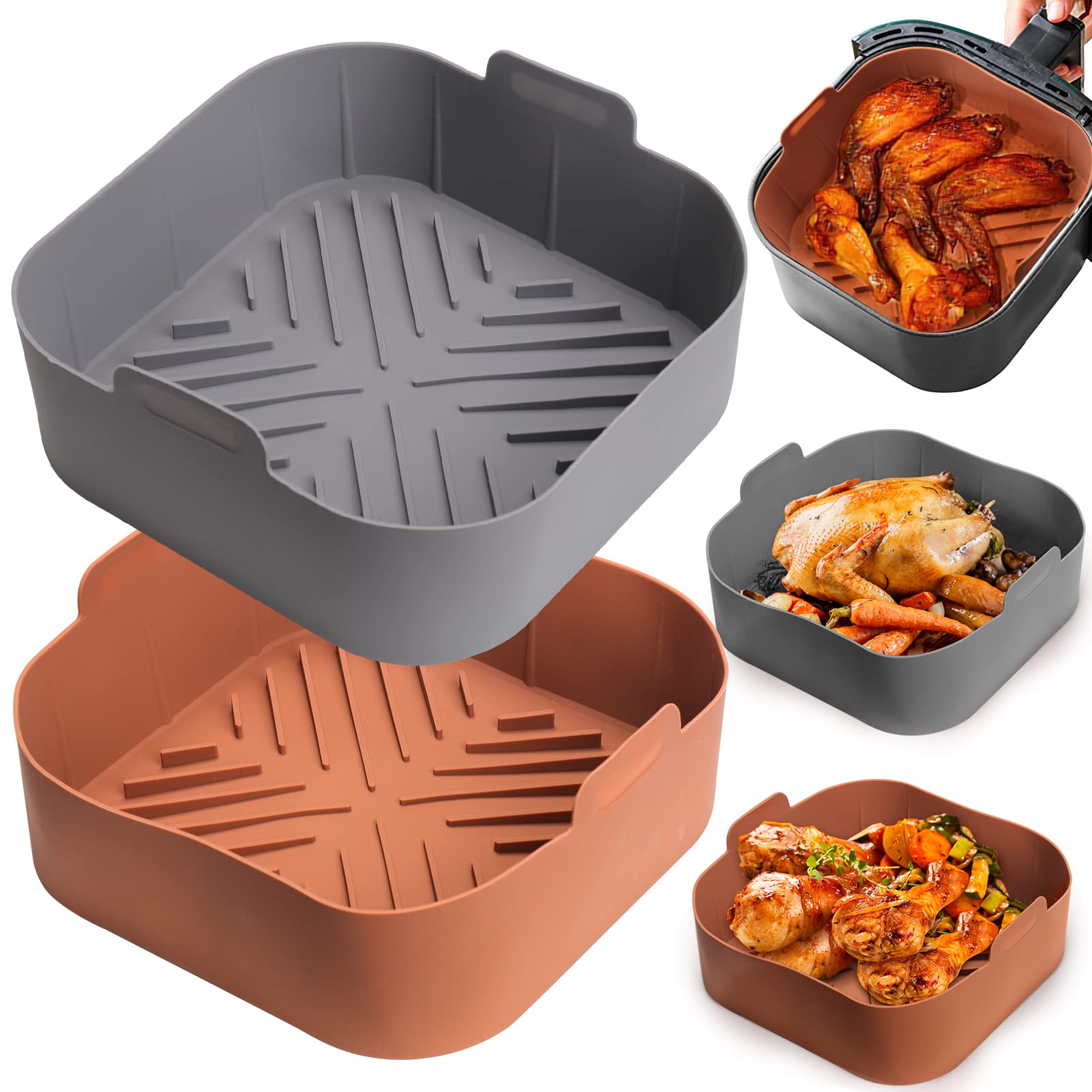 Reusable silicone air fryer liners – cheap air fryer accessories for mess-free cooking.jpg
