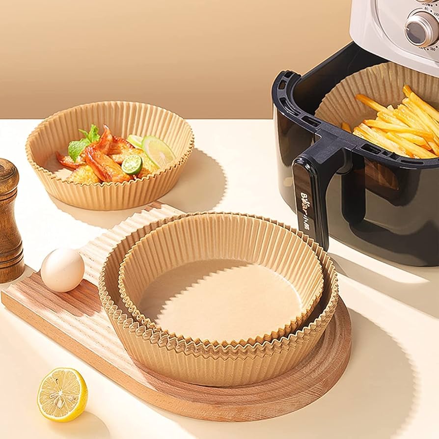 Air fryer paper liners 8 inch square – best kitchen gadgets under $20 for easy cleanup.jpg