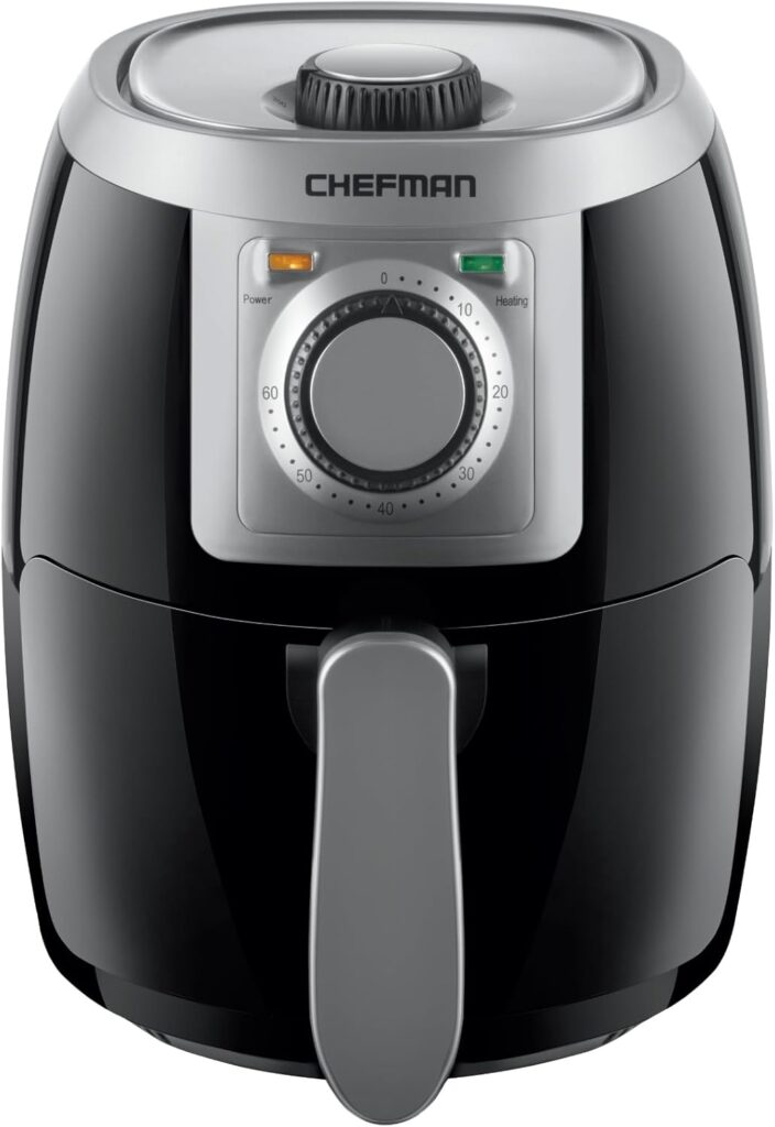 Chefman small compact air fryer 2L.