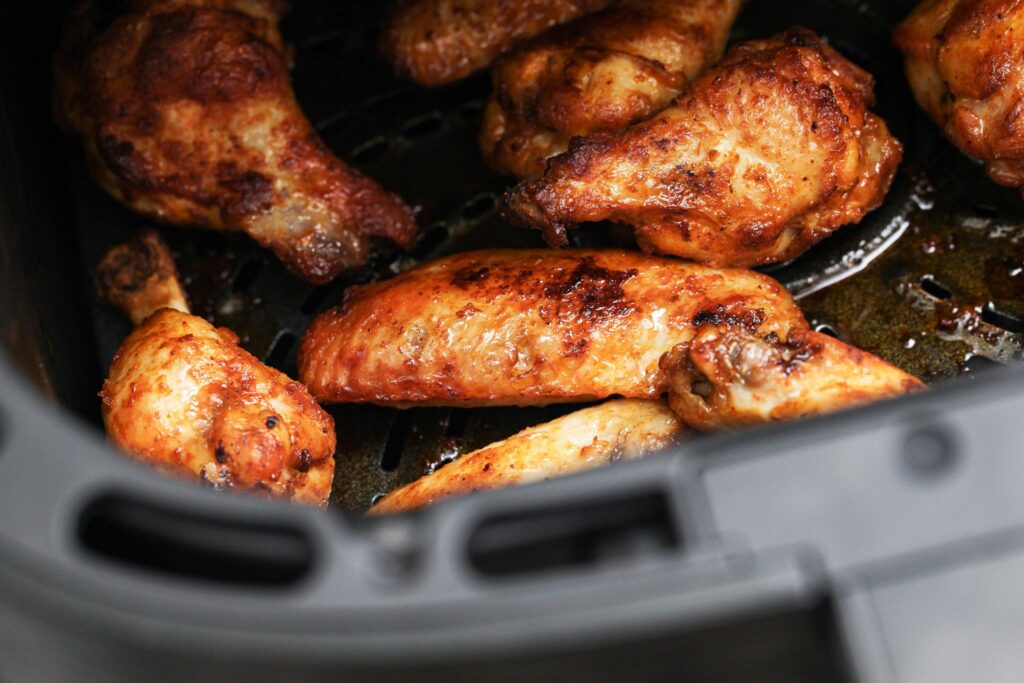 difference between deep fried and air fried food texture