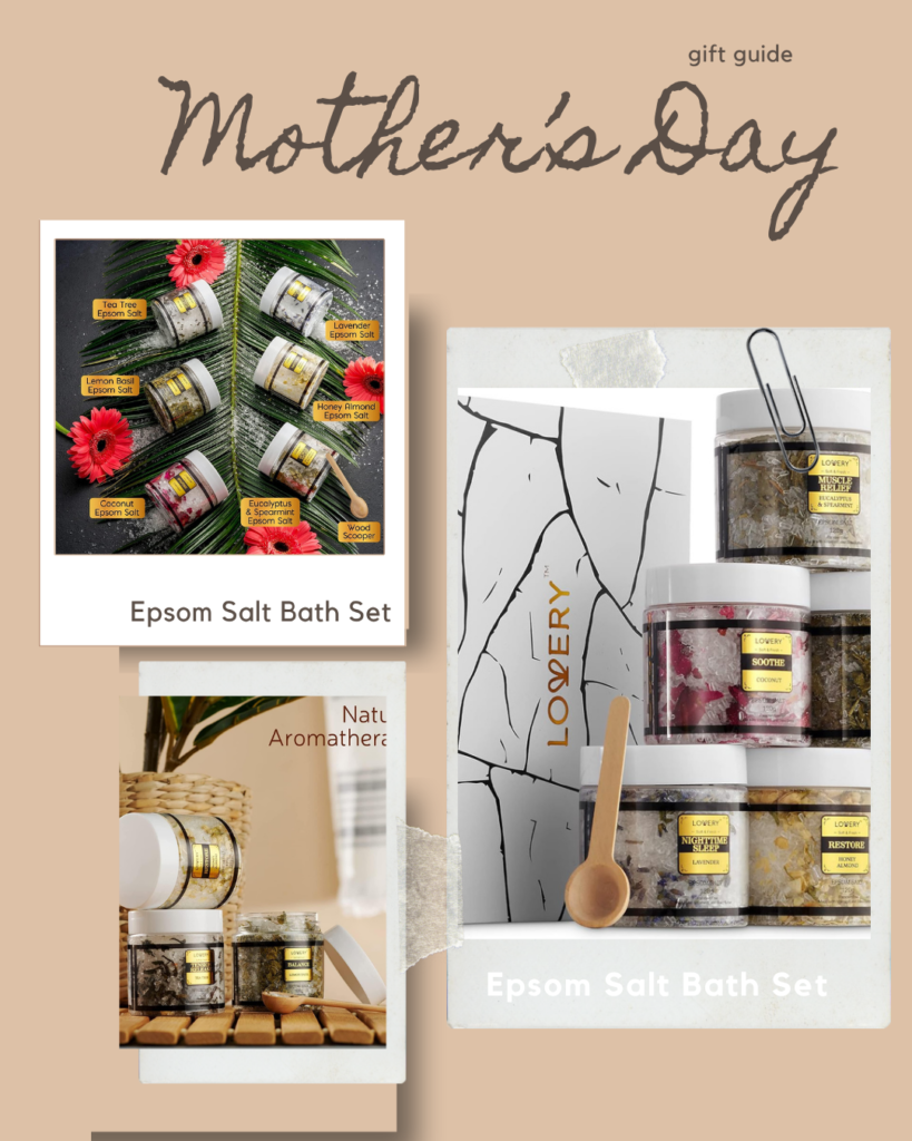 Relaxation and self care products as gifts that make mom’s life easier daily and reduce stress