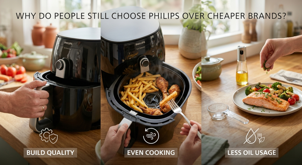 philips air fryer benefits build quality even cooking less oil