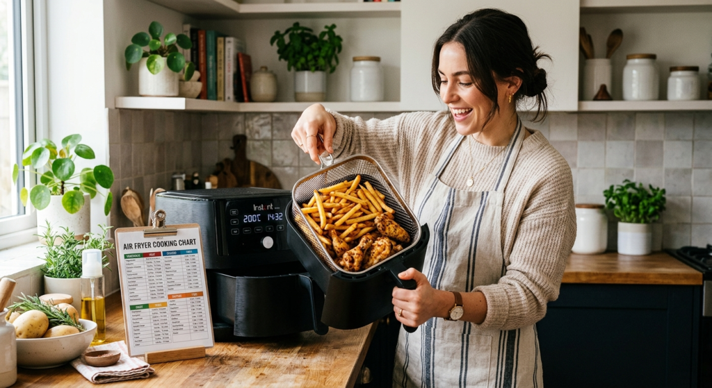 Best beginner tips for using an air fryer cooking times chart