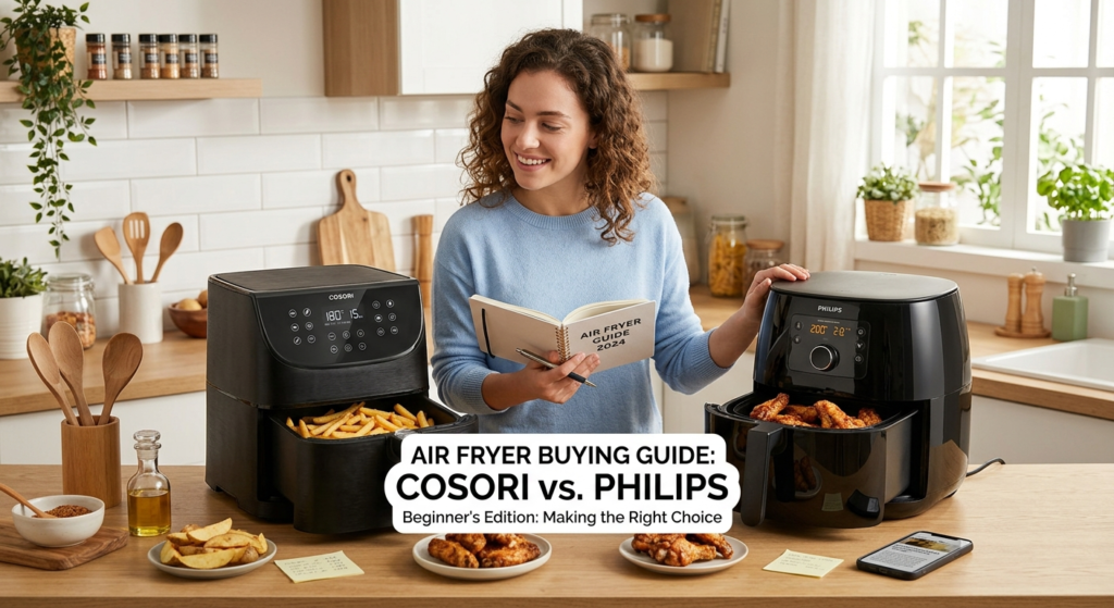 Cosori or Philips air fryer buying guide for beginners