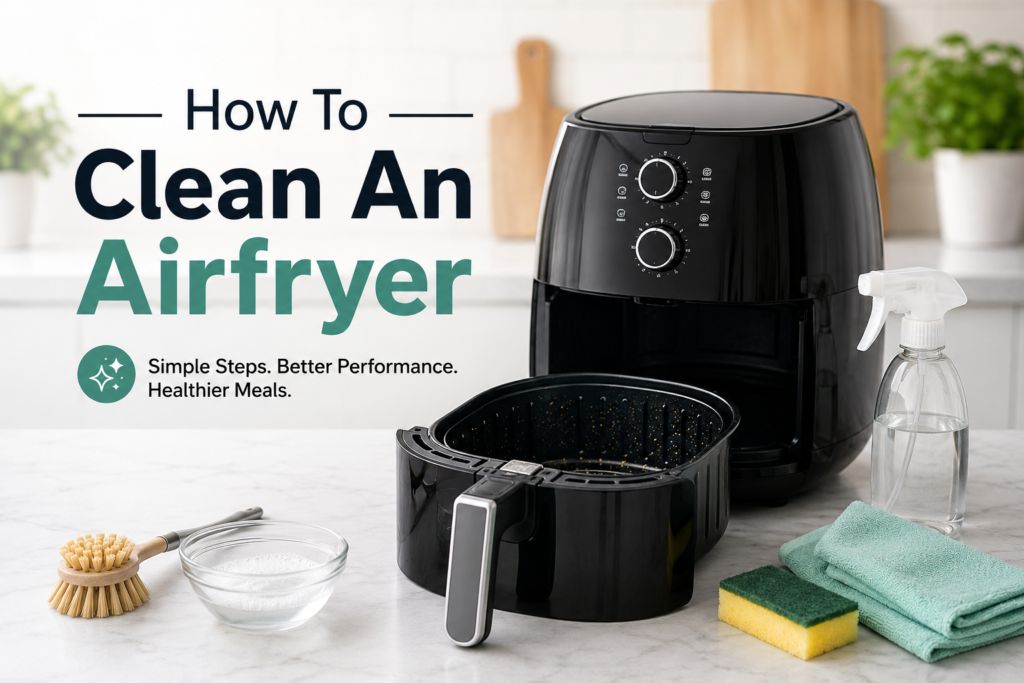 How to clean an airfryer step by step at home