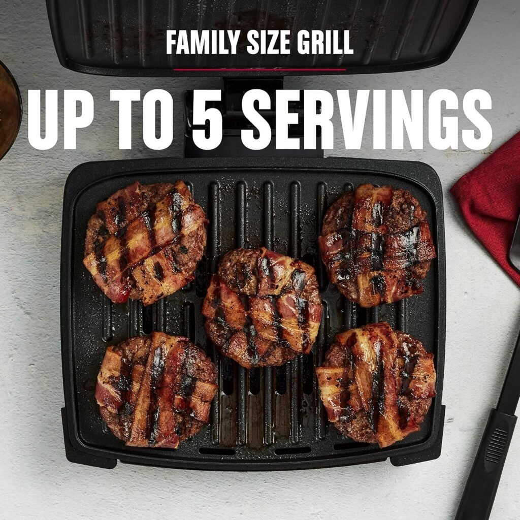 George Foreman 25850 electric grill for grilling chicken, vegetables and sandwiches