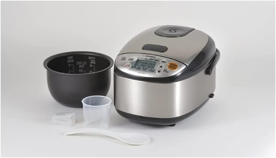 Zojirushi NS-LGC05XB 3-cup rice cooker for convenient rice cooking